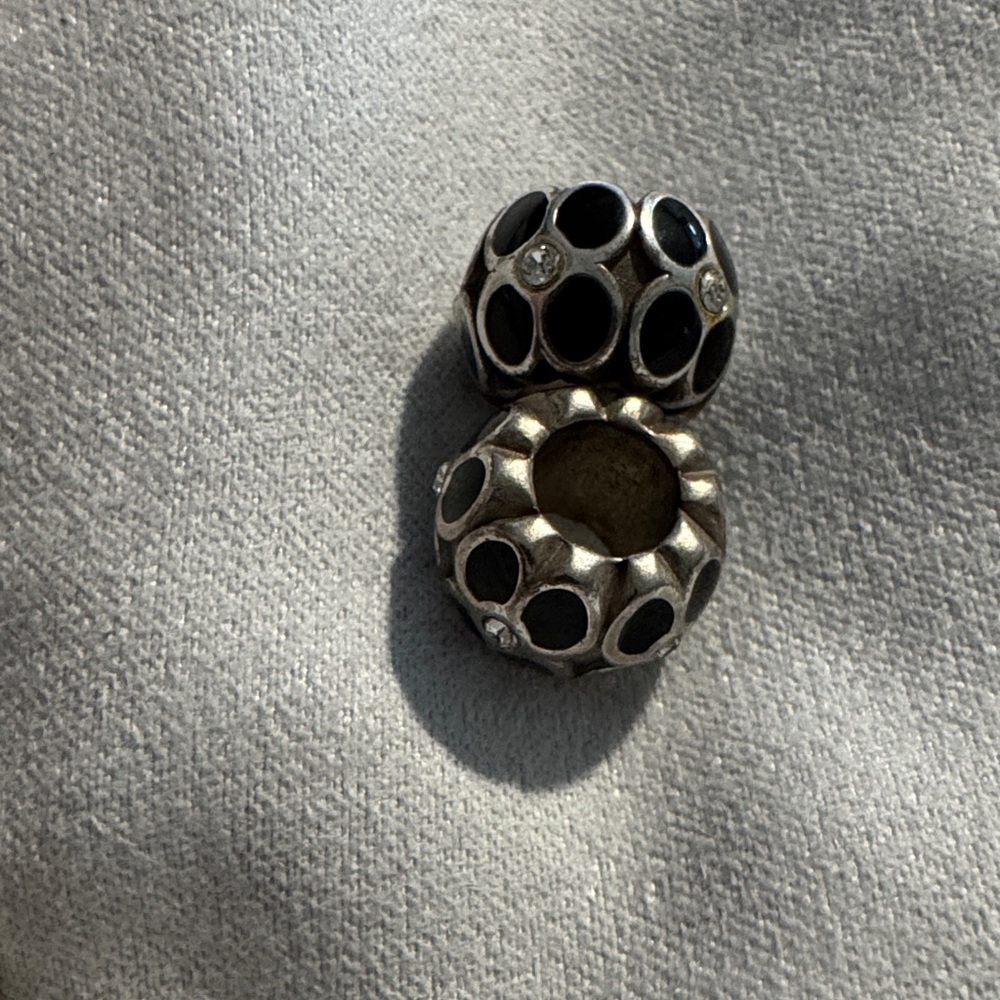Brighton spacers Silver and Black